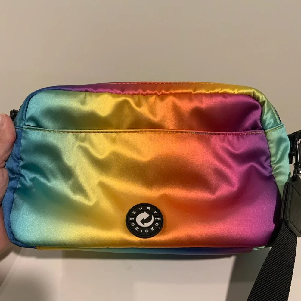 Kurt Geiger new Colorful Quilted Crossbody Bag - Picture 8 of 12